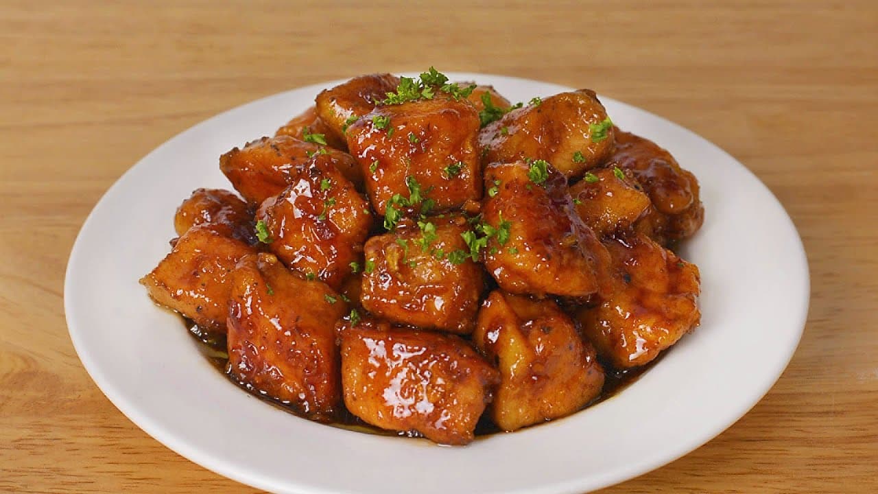 Honey Garlic Chicken Bites