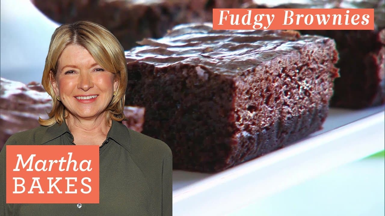 Martha Stewart’s Fudgy Brownies